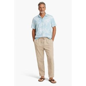 The Commons E-Waist Ankle Beach Pant Mens L‎ Taupe NWT